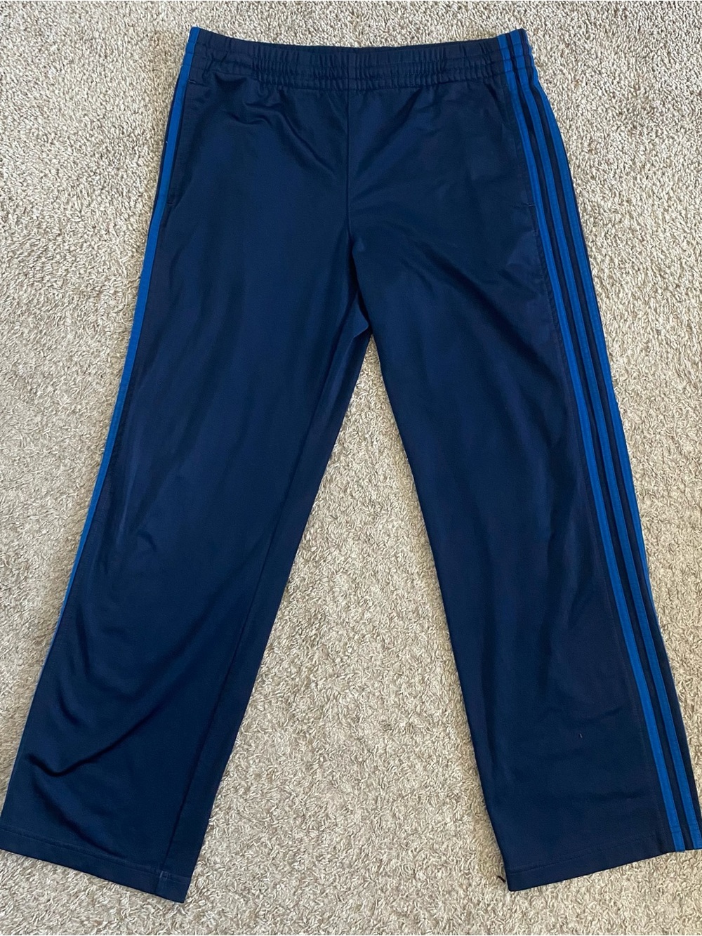 adidas Men's Tricot Joggers Track Pants Navy, Size M
